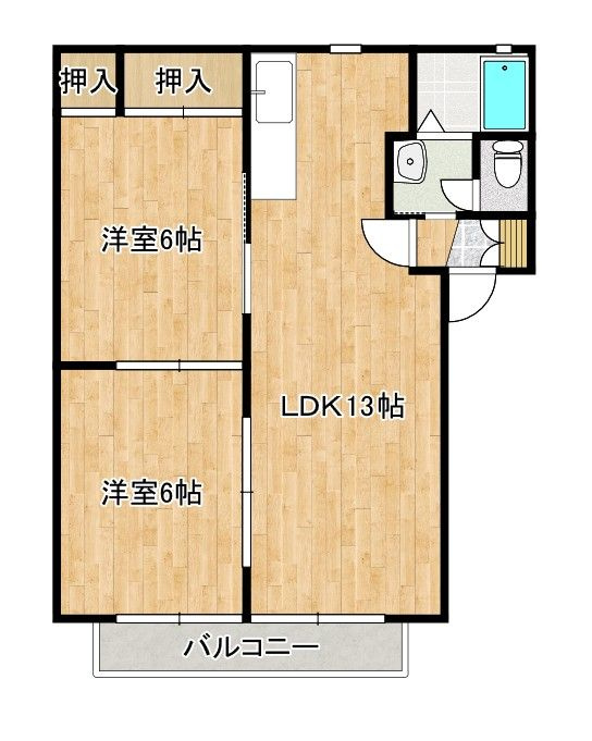 ステイブル三苫の間取り