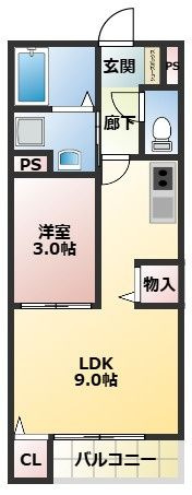 グリッター香椎の間取り