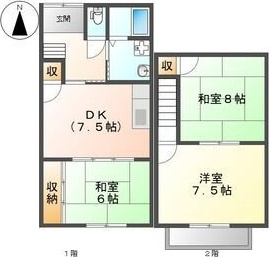 辻町3丁目戸建の間取り