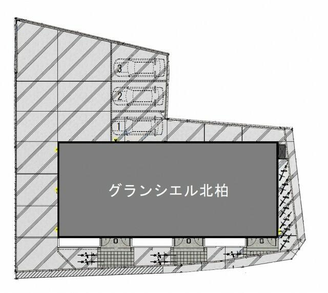 グランシエル北柏の区画図
