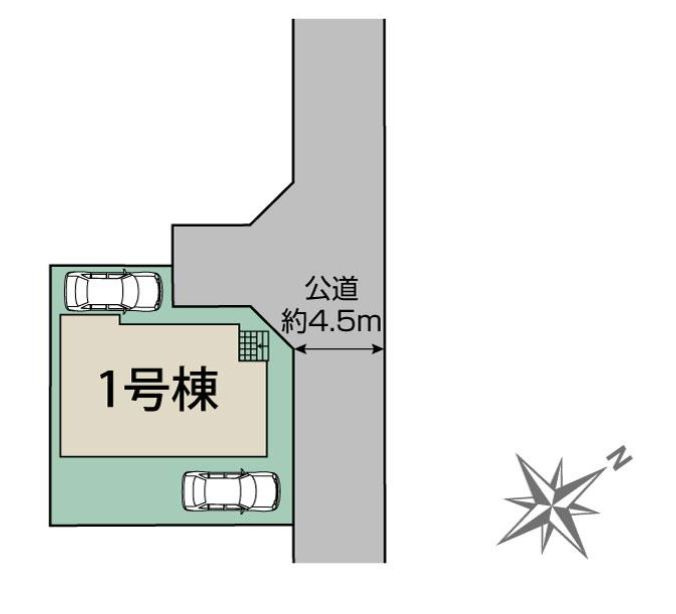 中央区田名新築戸建て　1号棟の区画図|区画図「中央区田名新築戸建て　1号棟」
