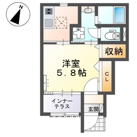 リベリュールの間取り