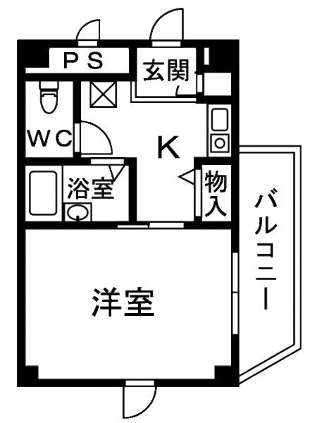 シャルマンフジ和歌山拾弐番館の間取り