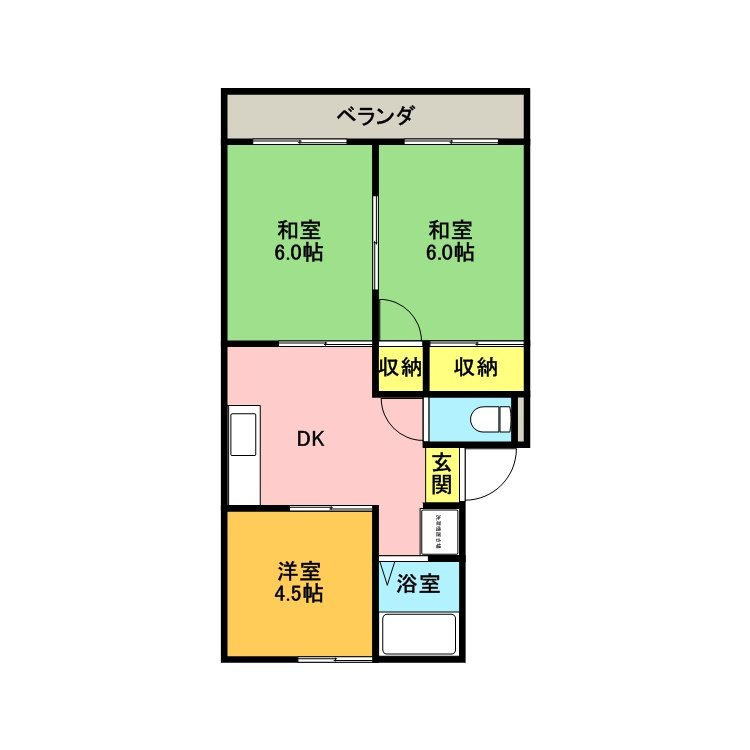 メゾン栄谷の間取り