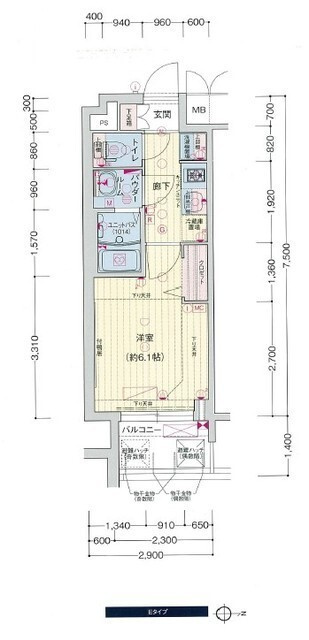 プレサンス広小路通　葵の間取り