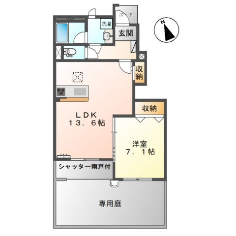 クレール エストの間取り