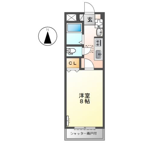 ラッキーズハイツの間取り