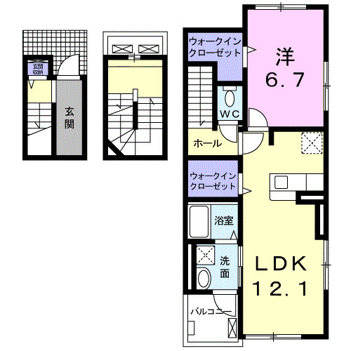 メゾン　ド　ウィズの間取り