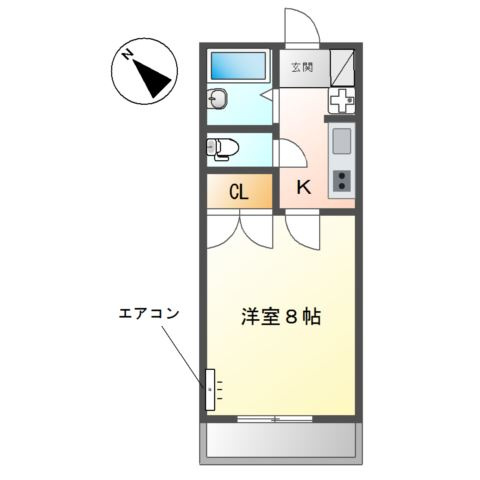 パルティールコトブキの間取り