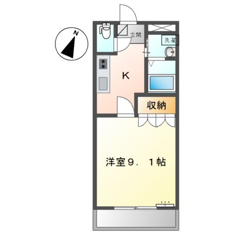 グランド　ボヌールの間取り