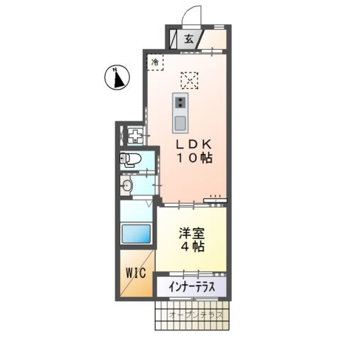 プレジールの間取り