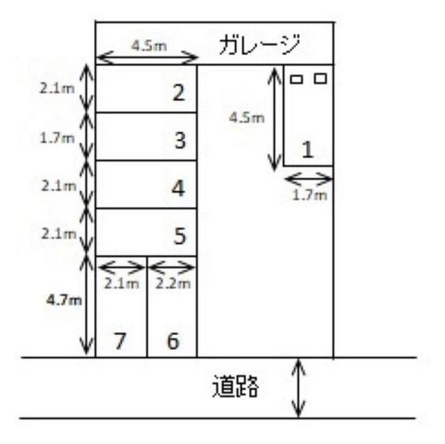 岐阜市春日町２丁目の駐車場の外観