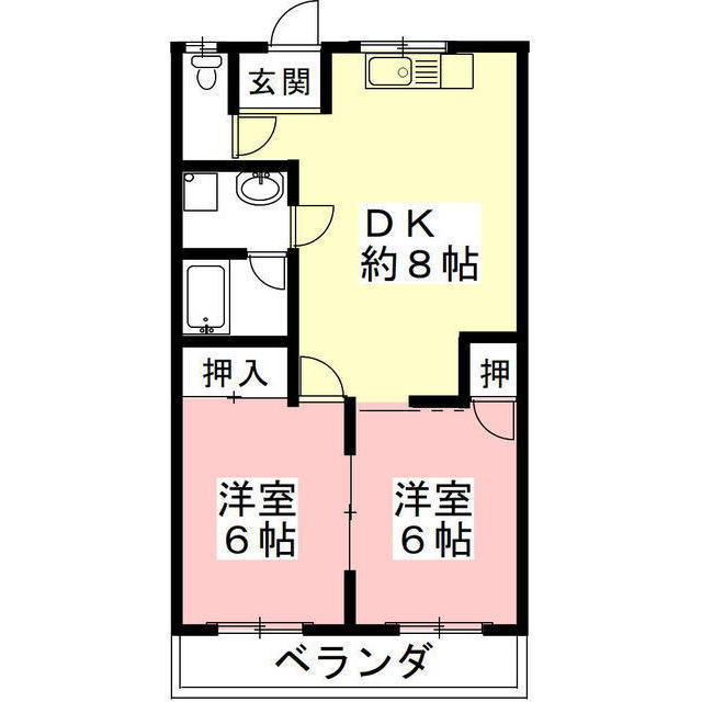 サンロード戸﨑の間取り