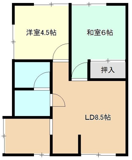 澤野アパートの間取り