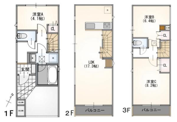 横浜市戸塚区平戸５丁目の中古一戸建の間取り|使い勝手の良い3LDK
お気軽にお問い合わせください。