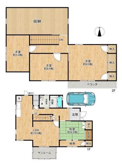 【間取り】 | 垂水区つつじが丘5丁目　中古戸建