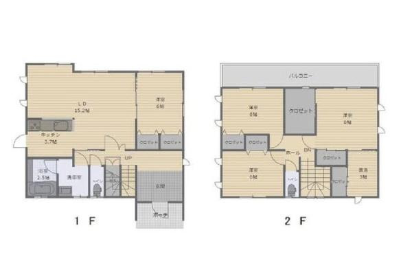 和歌山市楠本　中古戸建の間取り