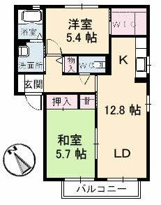 【間取り】 | ソレアード緑ヶ丘2