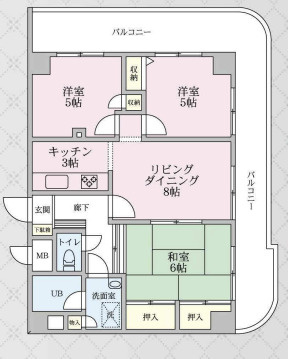 クレール湘南の間取り