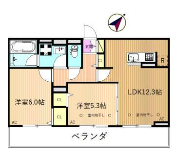 ルミエールＫの間取り