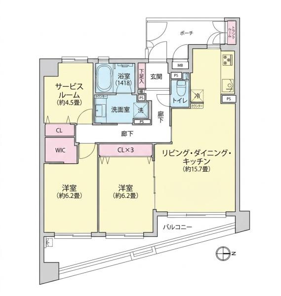ヴェルビュ鷺沼パークサイド