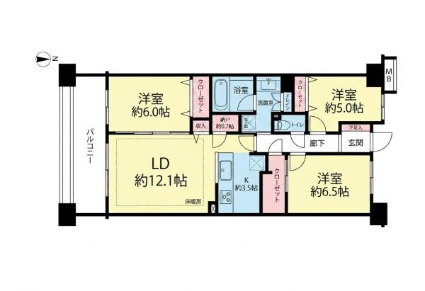 BELISTA溝の口の間取り