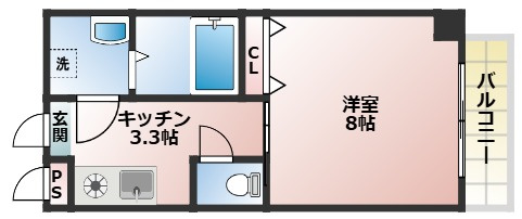 S-FLATの間取り