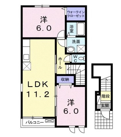 サザンコンフォートⅠの間取り
