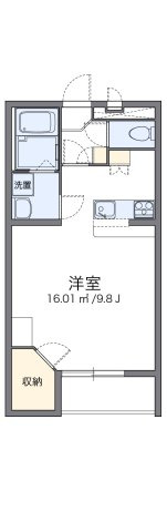 レオパレスベルコンフォートの間取り