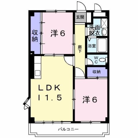 アーバンドリームの間取り