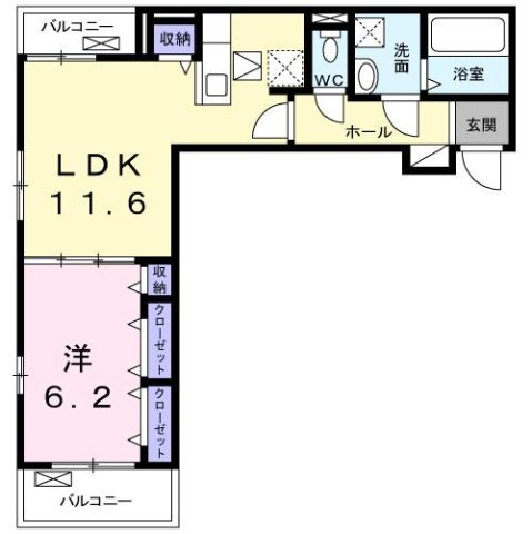 クレストガーデンⅤの間取り