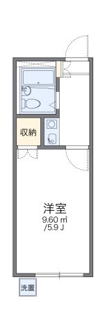 レオパレスエクセル領家の間取り
