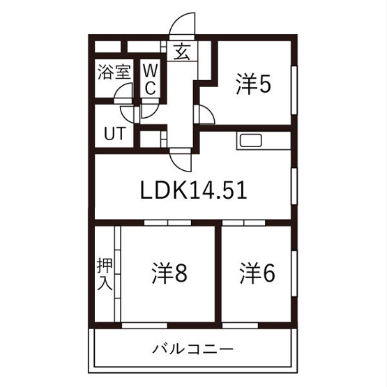 【間取り】 | ユニーブル原央