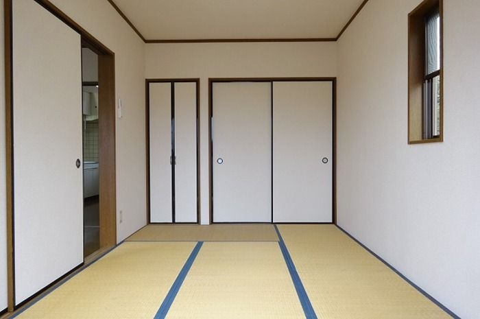 山木ハイツ　Aの和室|落ち着いた雰囲気の和室付きです