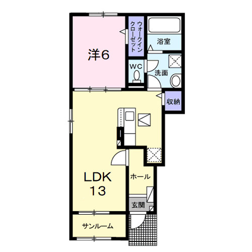 ラフレーズ　Ⅰの間取り