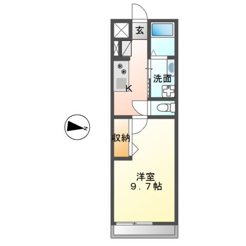 オルセー（Orsay）の間取り