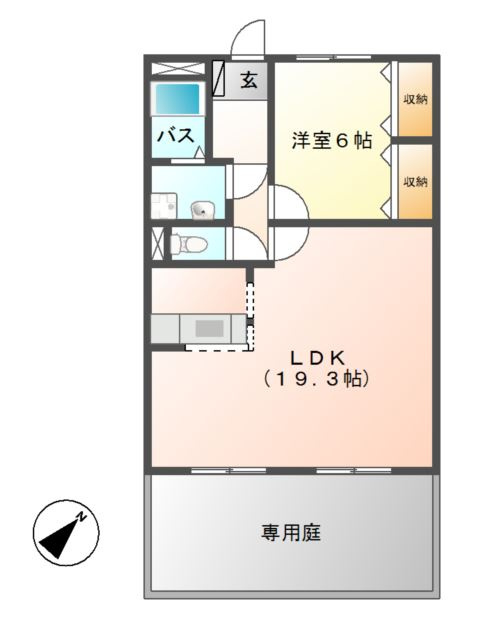 レジデンス　Ｏの間取り