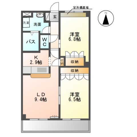ミルトハウゼの間取り