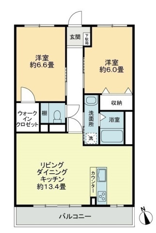 プリマベーラ木太の間取り|間取図