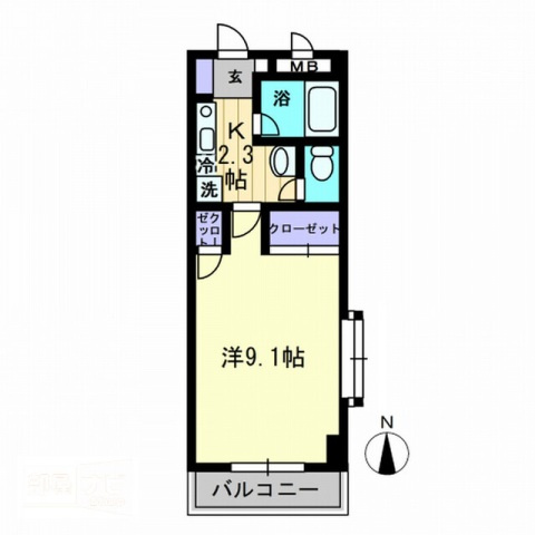 アヴァンティ21の間取り|間取図