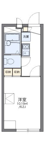 レオパレスＬｅａｆの間取り