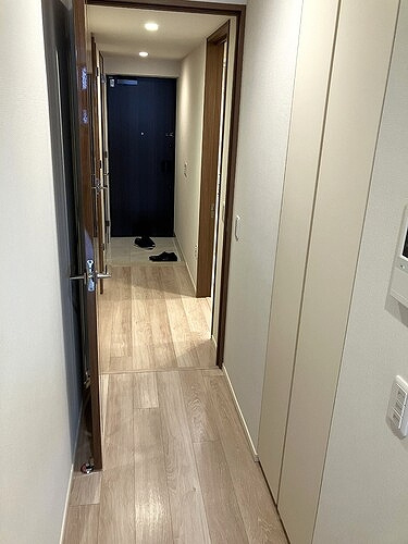 プラウド千代田淡路町のその他|廊下から玄関　内装後　※2026年06月の写真