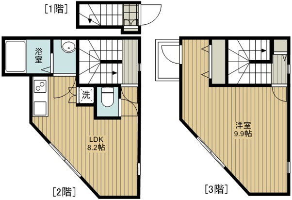 レベアス北千住の間取り