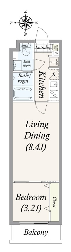 アルファコート町屋の間取り