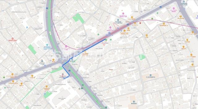 パレステュディオ渋谷本町の地図