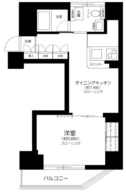 ミテッツァ千代田三崎町の間取り