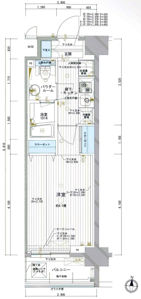 ＡＸＡＳ東京ＥＡＳＴの間取り