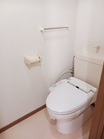 ホワイトリバー　Ａのトイレ|落ち着いたトイレです