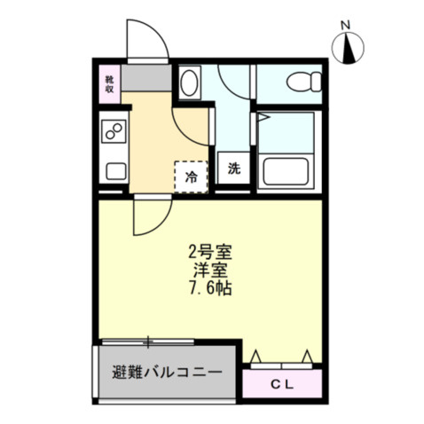 ベイルームリサータ相模原の間取り