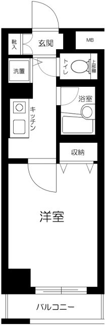 シンシア日本橋新川の間取り